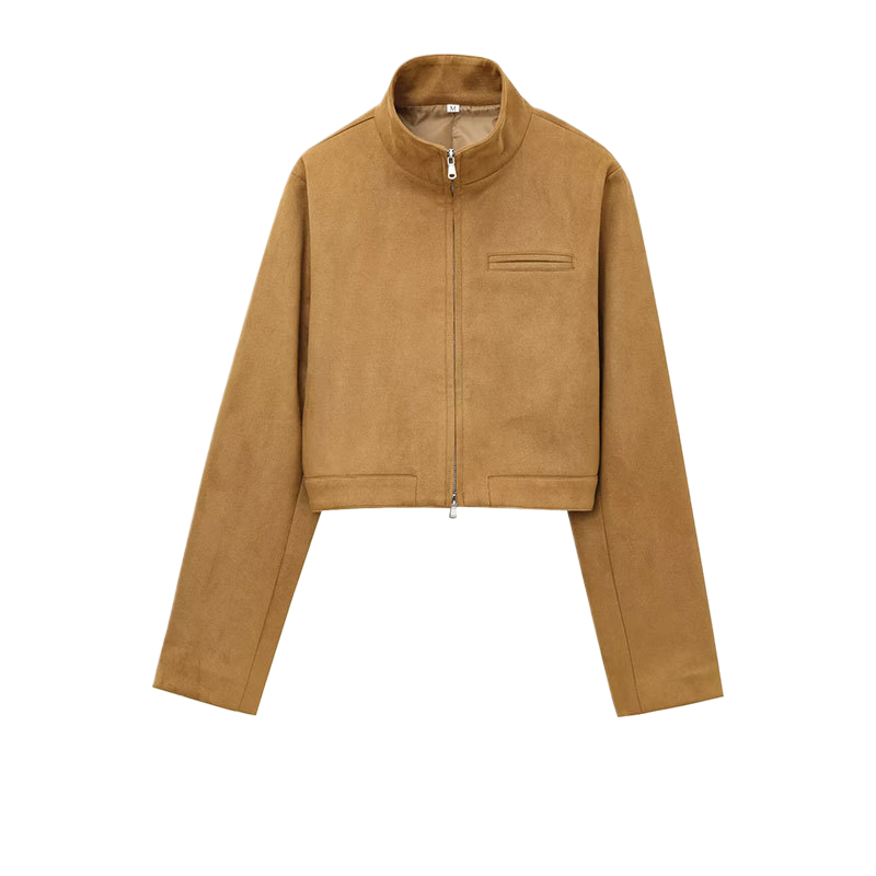 Suede Lapel Jacket – Lavvi | Boutique Fashion