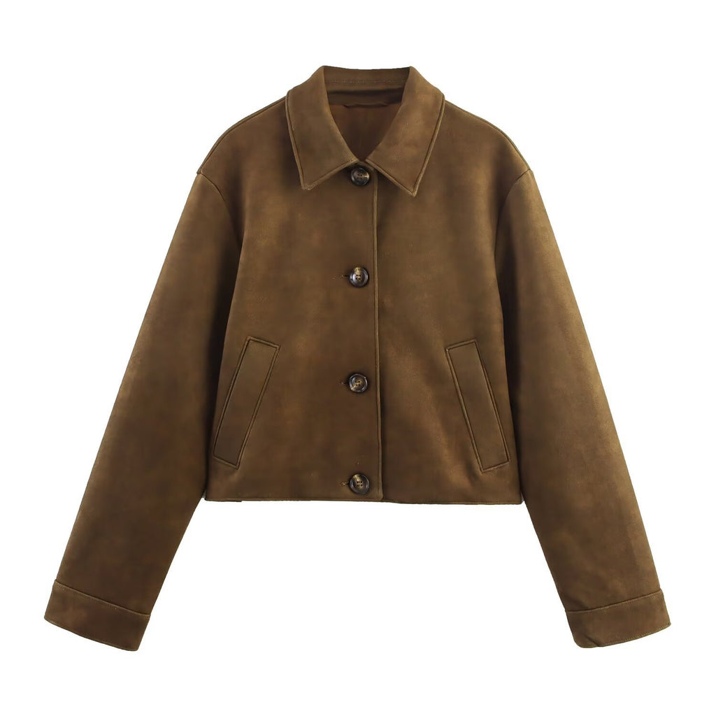 Suede Jacket - Lavvi | Boutique Fashion