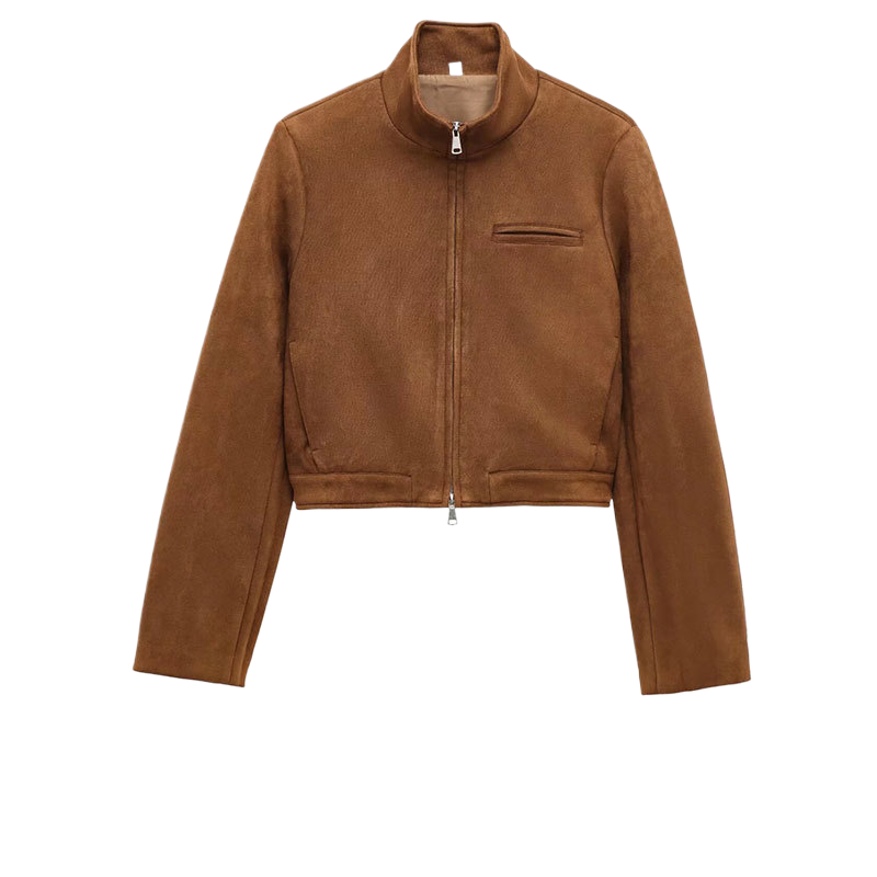 Suede Lapel Jacket – Lavvi | Boutique Fashion